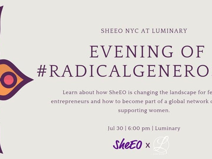 SheEO NYC Evening of #RadicalGenerosity