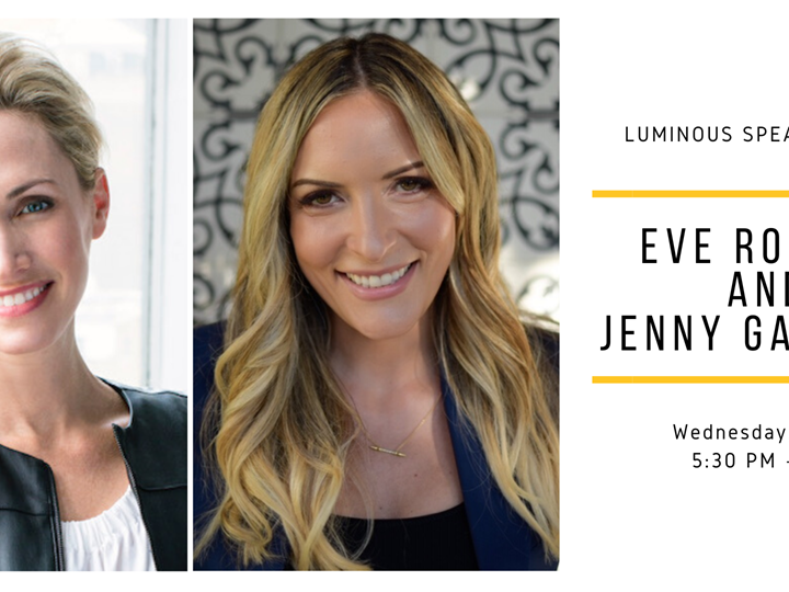 Luminous Speaker Series: Eve Rodsky and Jenny Galluzzo