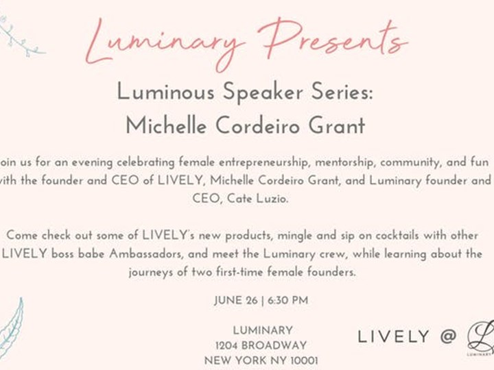 Luminous Speaker Series: Michelle Cordeiro Grant