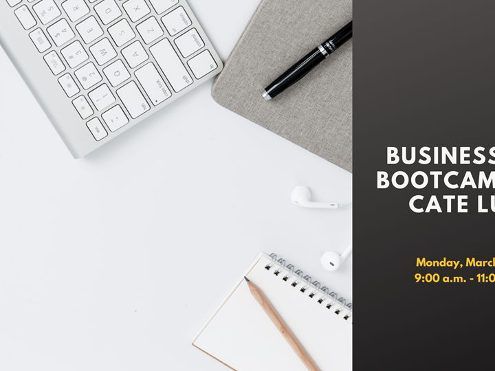 Business Plan Bootcamp with Cate Luzio - VIRTUAL